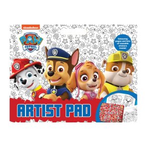 Paw Patrol A3 malebog m. klistermrker